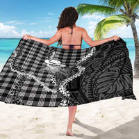 Black Hawaii Palaka Cowboy Turtle Sarong Hawaiian Paniolo Puakenikeni Maile Lei DT05 - Polynesian Pride