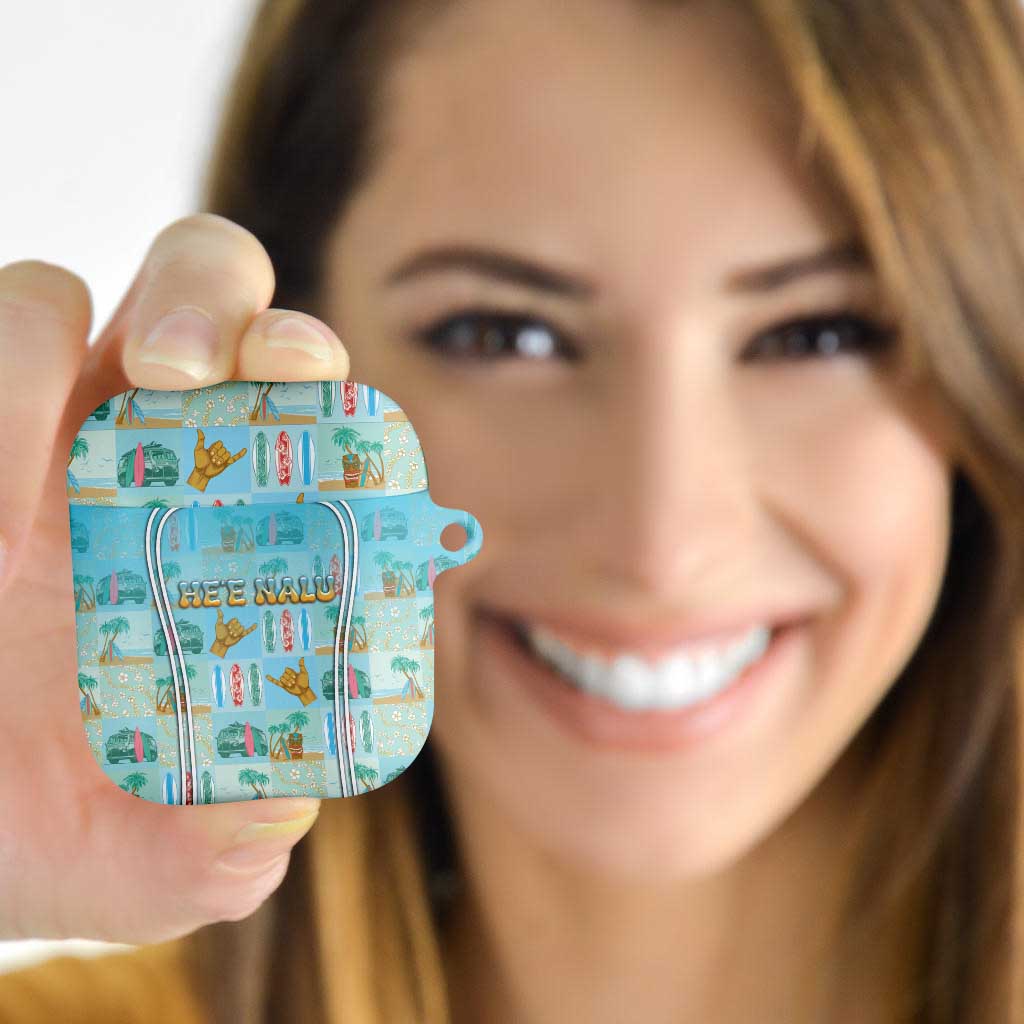 Hawaii Surfing AirPods Case He'e Nalu