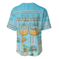 Custom Hawaii Surfing Baseball Jersey He'e Nalu