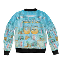 Custom Hawaii Surfing Bomber Jacket He'e Nalu DT05 - Polynesian Pride