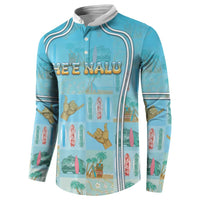 Custom Hawaii Surfing Button Sweatshirt He'e Nalu DT05 - Polynesian Pride