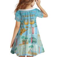 Custom Hawaii Surfing Family Matching Off Shoulder Short Dress and Hawaiian Shirt He'e Nalu DT05 - Polynesian Pride