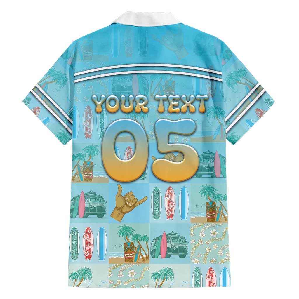 Custom Hawaii Surfing Family Matching Tank Maxi Dress and Hawaiian Shirt He'e Nalu DT05 - Polynesian Pride