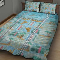 Hawaii Surfing Quilt Bed Set He'e Nalu DT05 - Polynesian Pride