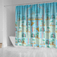 Hawaii Surfing Shower Curtain He'e Nalu DT05 - Polynesian Pride