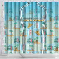 Hawaii Surfing Shower Curtain He'e Nalu DT05 - Polynesian Pride