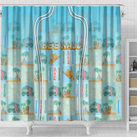 Hawaii Surfing Shower Curtain He'e Nalu DT05 - Polynesian Pride