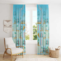 Hawaii Surfing Window Curtain He'e Nalu DT05 - Polynesian Pride