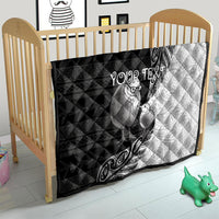 Personalised New Zealand Father's Day Quilt Papa Kiwi Bird Tribal Pattern