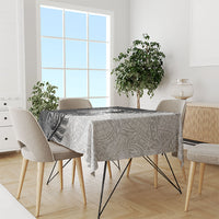 Personalised New Zealand Father's Day Tablecloth Papa Kiwi Bird Tribal Pattern