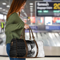Personalised New Zealand Father's Day Travel Bag Papa Kiwi Bird Tribal Pattern