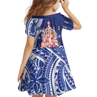 Northern Mariana Islands Christmas Family Matching Puletasi and Hawaiian Shirt Seashell Xmas Tree Tribal Waves - Polynesian Pride