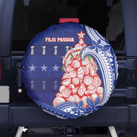 Northern Mariana Islands Christmas Spare Tire Cover Seashell Xmas Tree Tribal Waves - Polynesian Pride