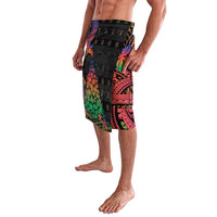 New Caledonia Christmas Lavalava Seashell Xmas Tree Tribal Waves - Polynesian Pride