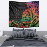 New Caledonia Christmas Tapestry Seashell Xmas Tree Tribal Waves DT05 - Polynesian Pride