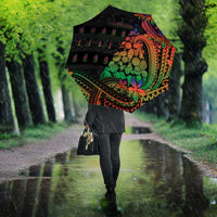 New Caledonia Christmas Umbrella Seashell Xmas Tree Tribal Waves - Polynesian Pride