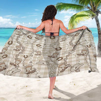 Hawaii Palaka Cowboy Sarong Shell Maile Lei With Western Patterns - Polynesian Pride