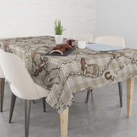 Hawaii Palaka Cowboy Tablecloth Shell Maile Lei With Western Patterns - Polynesian Pride