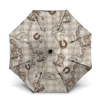 Hawaii Palaka Cowboy Umbrella Shell Maile Lei With Western Patterns - Polynesian Pride