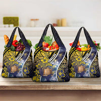 Tokelau Grocery Bag National Badge Waves Style