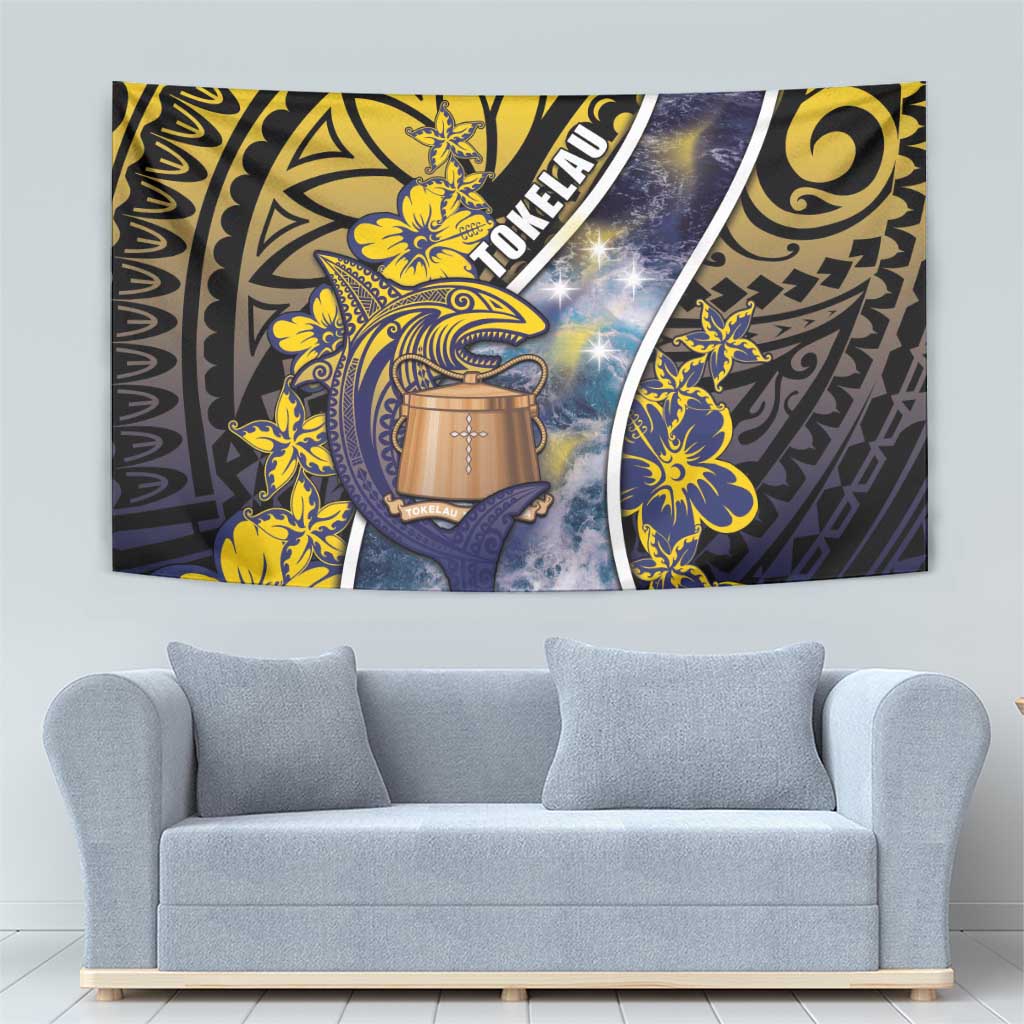 Tokelau Tapestry National Badge Waves Style