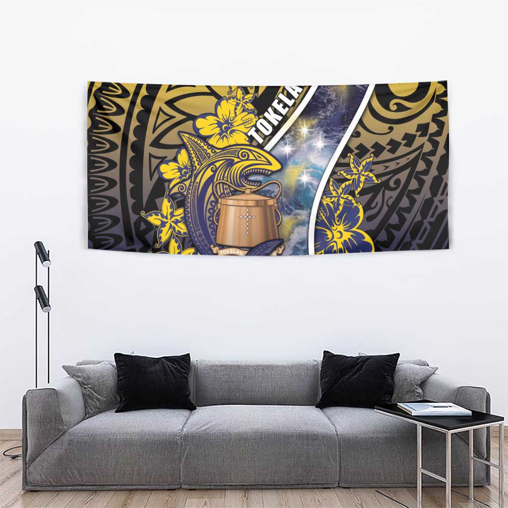 Tokelau Tapestry National Badge Waves Style