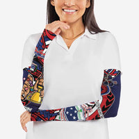 Personalised Samoa Wrestling Arm Sleeves Polynesian Warrior Funny Style - Polynesian Pride