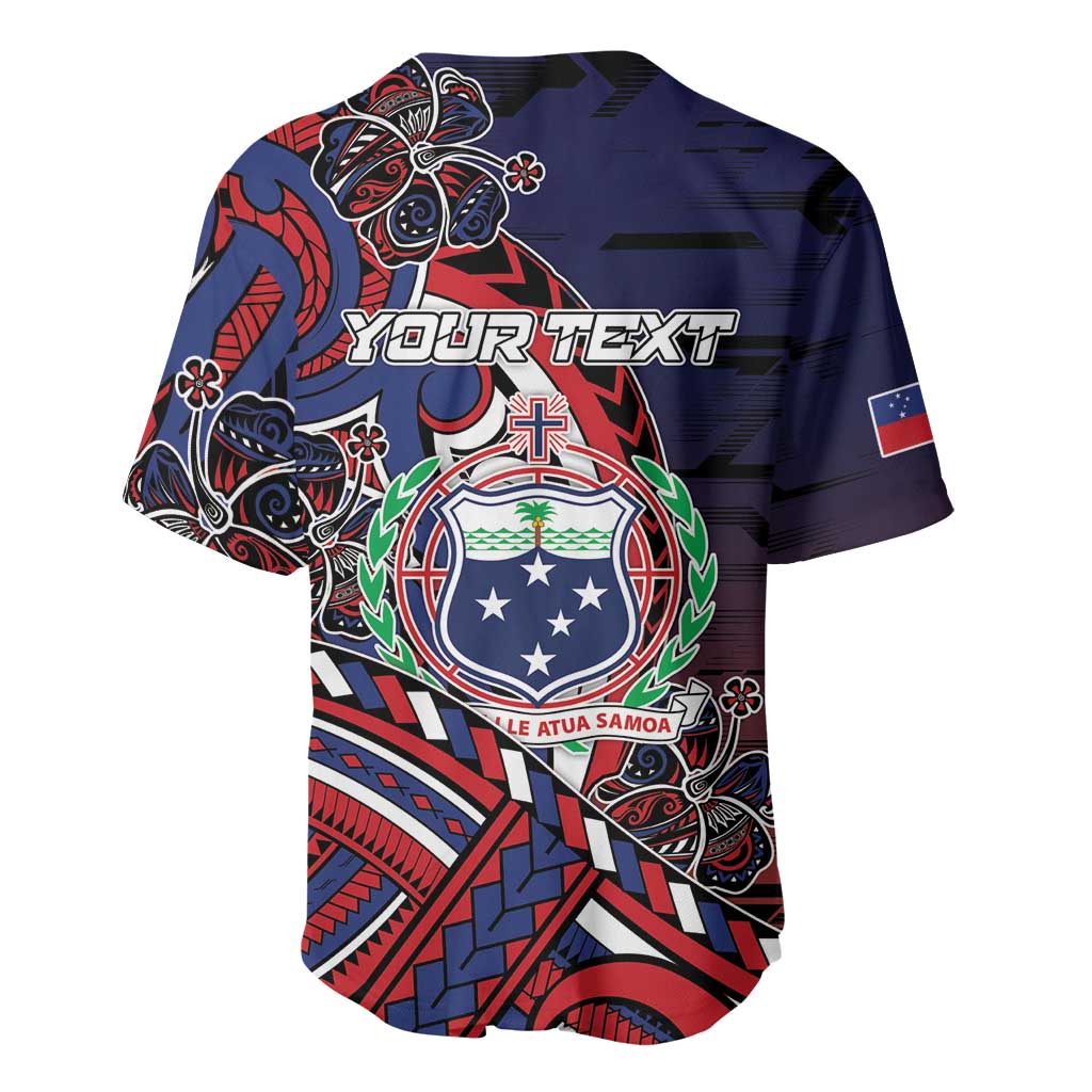 Personalised Samoa Wrestling Baseball Jersey Polynesian Warrior Funny Style - Polynesian Pride