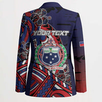Personalised Samoa Wrestling Blazer Polynesian Warrior Funny Style - Polynesian Pride