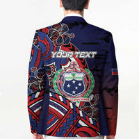 Personalised Samoa Wrestling Blazer Polynesian Warrior Funny Style - Polynesian Pride