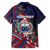 Personalised Samoa Wrestling Family Matching Off The Shoulder Long Sleeve Dress and Hawaiian Shirt Polynesian Warrior Funny Style - Polynesian Pride