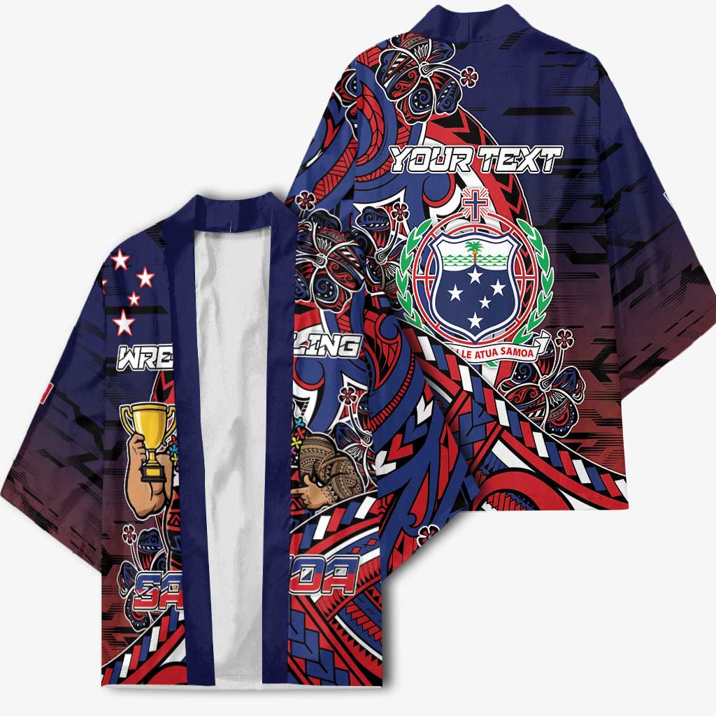 Personalised Samoa Wrestling Kimono Polynesian Warrior Funny Style - Polynesian Pride