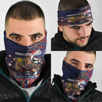 Samoa Wrestling Neck Gaiter Polynesian Warrior Funny Style - Polynesian Pride