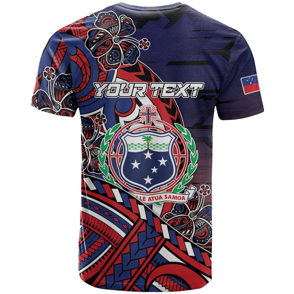 Personalised Samoa Wrestling T Shirt Polynesian Warrior Funny Style - Polynesian Pride