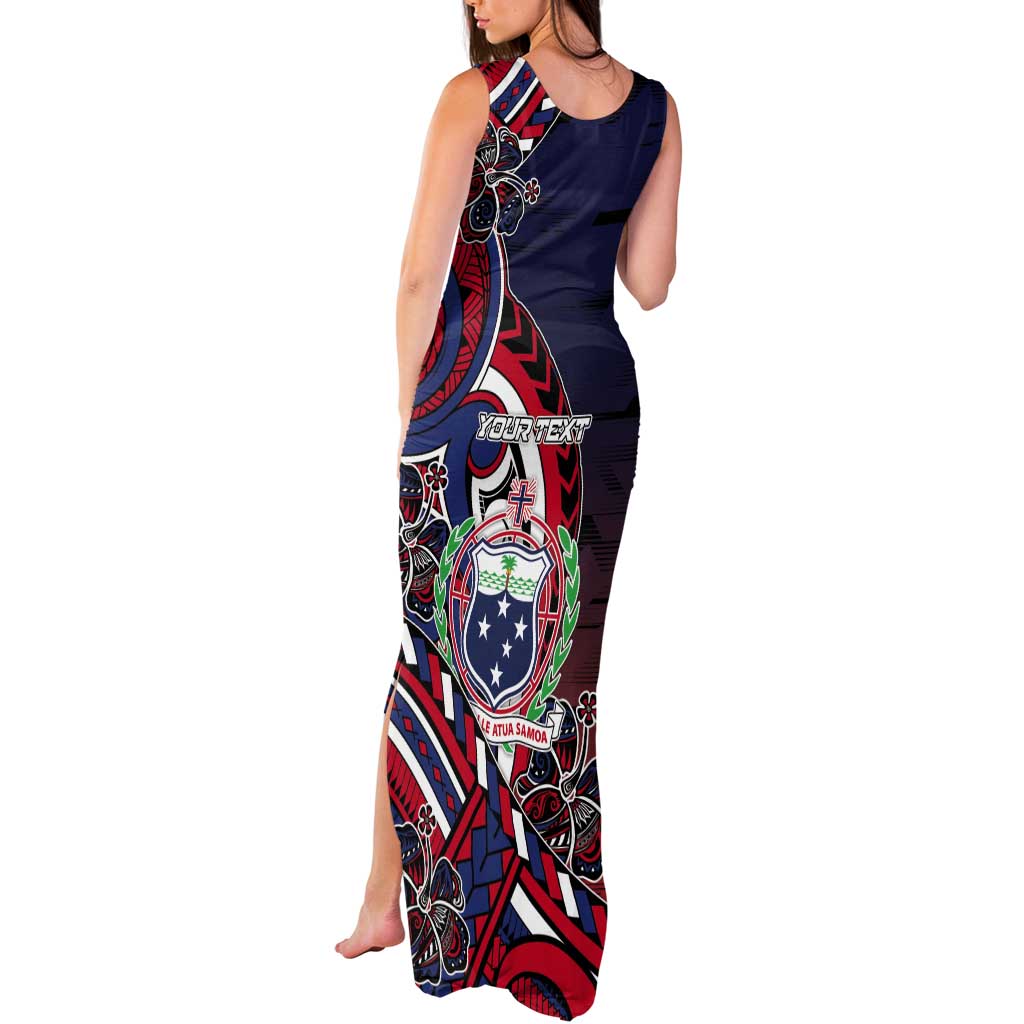 Personalised Samoa Wrestling Tank Maxi Dress Polynesian Warrior Funny Style - Polynesian Pride