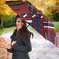 Samoa Wrestling Umbrella Polynesian Warrior Funny Style - Polynesian Pride