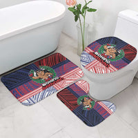 Samoa Boxing Bathroom Set Samoan Boxer Funny Style DT05 - Polynesian Pride