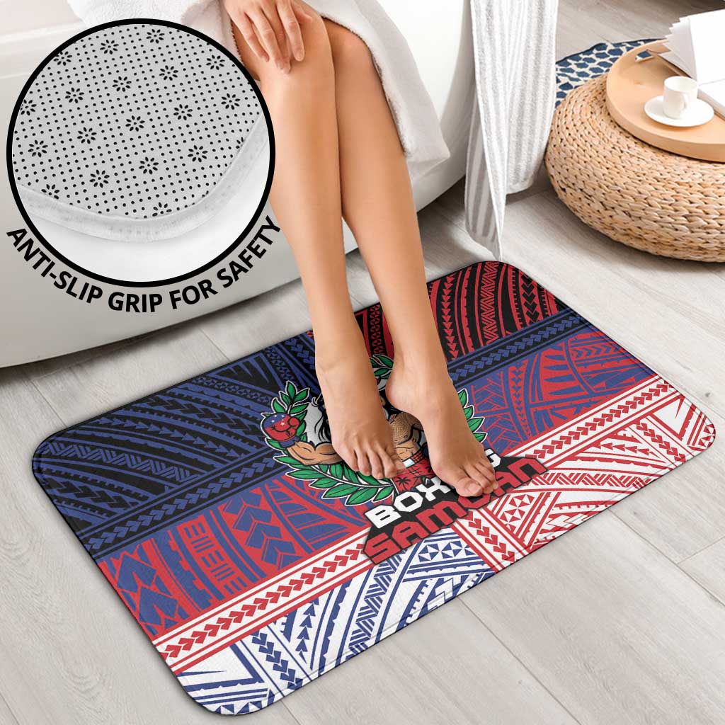 Samoa Boxing Bathroom Set Samoan Boxer Funny Style DT05 - Polynesian Pride