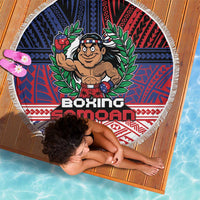 Samoa Boxing Beach Blanket Samoan Boxer Funny Style DT05 - Polynesian Pride