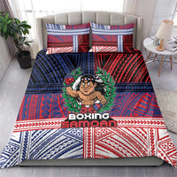 Samoa Boxing Bedding Set Samoan Boxer Funny Style DT05 - Polynesian Pride