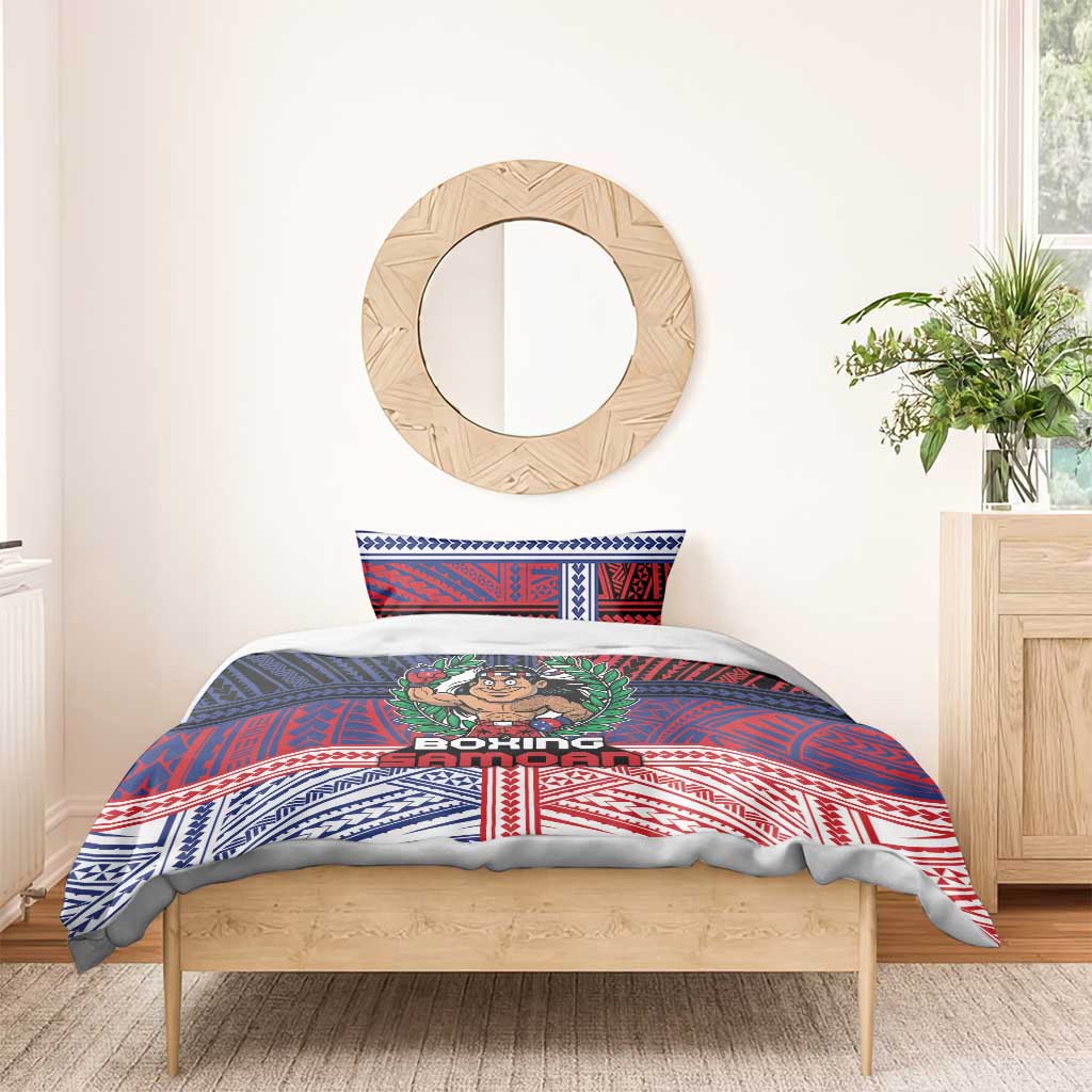 Samoa Boxing Bedding Set Samoan Boxer Funny Style DT05 - Polynesian Pride