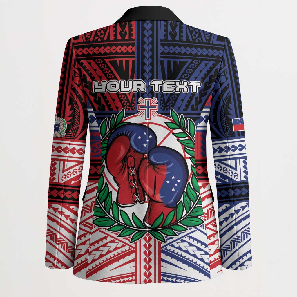 Personalised Samoa Boxing Blazer Samoan Boxer Funny Style DT05 - Polynesian Pride
