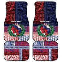 Personalised Samoa Boxing Car Mats Samoan Boxer Funny Style DT05 - Polynesian Pride