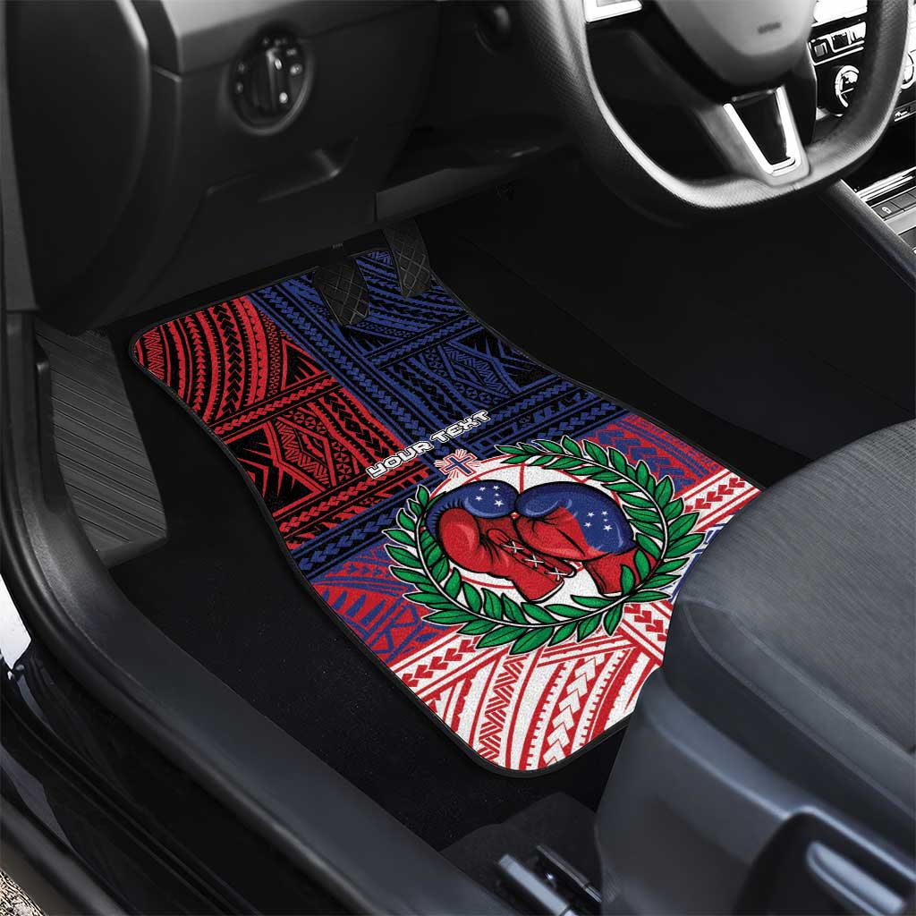 Personalised Samoa Boxing Car Mats Samoan Boxer Funny Style DT05 - Polynesian Pride