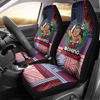 Samoa Boxing Car Seat Cover Samoan Boxer Funny Style DT05 - Polynesian Pride