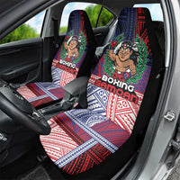 Samoa Boxing Car Seat Cover Samoan Boxer Funny Style DT05 - Polynesian Pride