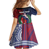 Personalised Samoa Boxing Family Matching Mermaid Dress and Hawaiian Shirt Samoan Boxer Funny Style DT05 - Polynesian Pride