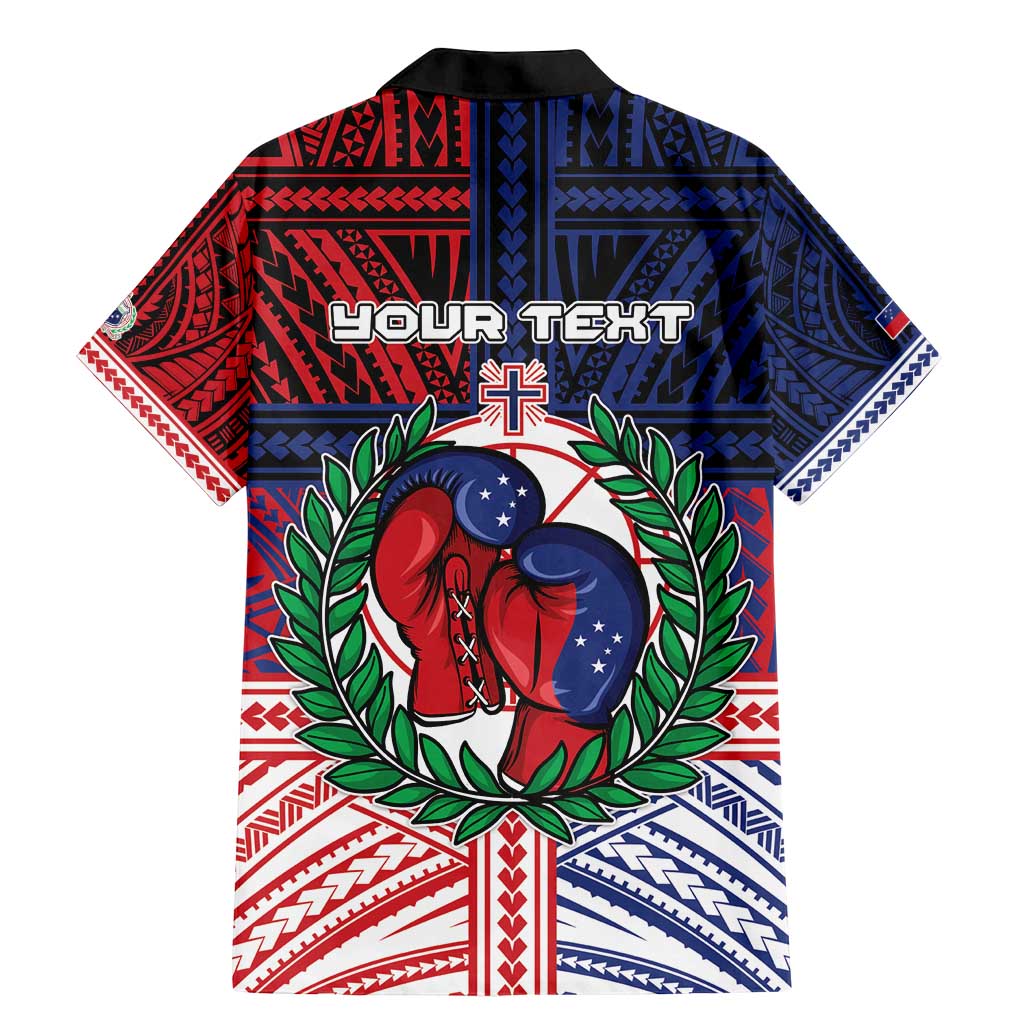 Personalised Samoa Boxing Family Matching Mermaid Dress and Hawaiian Shirt Samoan Boxer Funny Style DT05 - Polynesian Pride
