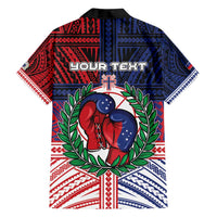 Personalised Samoa Boxing Family Matching Off Shoulder Maxi Dress and Hawaiian Shirt Samoan Boxer Funny Style - Polynesian Pride