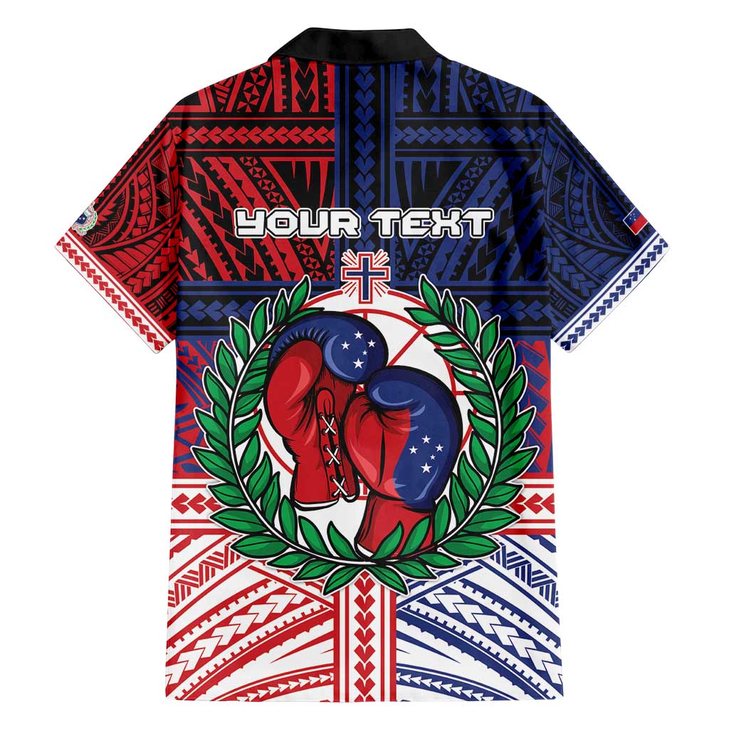 Personalised Samoa Boxing Family Matching Off Shoulder Short Dress and Hawaiian Shirt Samoan Boxer Funny Style DT05 - Polynesian Pride
